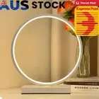 Desk Decor Lamp 2 Colors Nightstand Light Round Rechargable Home Indoor Lighting