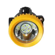 Miner Lamp Light 1W 3500Lx Head Power Cordless Torch LED Helmet Safety MINERMATE