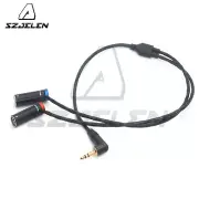 3.5mm TRS to Low-Profile TA3M Mini-XLR 3-pin Male for RODE Wireless GO II