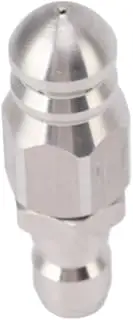 Stainless Steel Sewer Nozzle for Pipe Unclogging 56MM, Front and 6 Rear Jets, Pressure Washer Nozzle, 5000 PSI - Drainage Tool