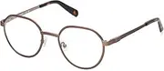 [GUESS] GU50239 037 Shiny Satin Dark Bronze 49/20/145 Men's Glasses, 037 Shiny Satin Dark Bronze, 49/20/145