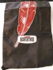 2 - Red Feather Snowshoe Bags - Draw Tie, Shoulder Straps - Nylon