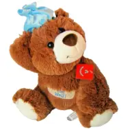 Teddy Bear Plush Stuffed Animal Get Well Aurora Brown Band-Aid Tummy Ice Bag New