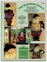 JeanNordquist's SURPRISE SANTA TOYS IN TUMMY with Costume Pattern for a 24" doll