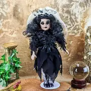 q60 Haunting Doll Collectible Series "Erie Elegance Raven" Oddities Macabre