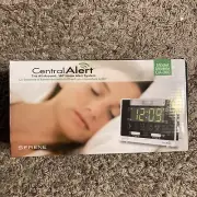 Serene Central Alert Home Alert System CA-360 Alarm Clock With Bed Shaker *READ*