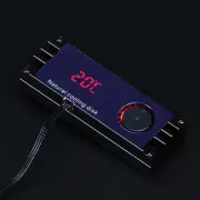 M2 SSD Cooler Temperature OLED Digital Display Fit For M.2 2280 NVME SSD Solid