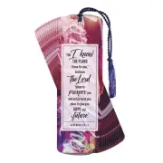 For I Know The Plans Jeremiah 29:11 6 x 2 Cardstock Tassel Bookmark; Pack of 12