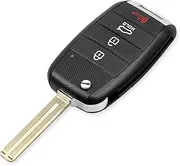 TPHJRM Replacement 3 Buttons Car Cover Housing Remote Key Shell Case Flip Folding,for Kia KIA K2 K3 K5 Carens Cerato Forte