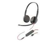 Plantronics Blackwire C3225 Stereo USB- C Headband with 3.5mm MS Skype Headset