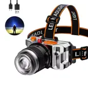 9900000lm Super Bright LED Headlamp Rechargeable 360° Rotate Sensor Head Torch