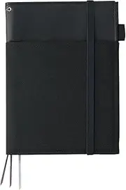 Kokuyo Cover Notebook systemic Ring Notebook corresponding A5 Tone Leather Black B Ruled 50 Sheets Bruno -V685B-D