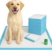 Super Absorbent Puppy Pads & Poop Bags Included. 24x36 in, XL Extra Large Pee Pads, Absorbent Chucks Waterproof, Incontinence, Kennels, Potty Training with Quick-Dry Surface. [20 Pads]
