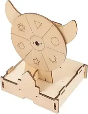 TOYANDONA Game Turntable Fortune Board Prize Wheel Kit for Parties DIY Prize Wheel Wood Prize Wheel Board