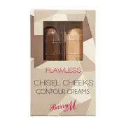 Barry M Flawless Chisel Cheeks Contour Creams 2x 5g Sticks NEW BOXED