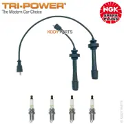 TRI-POWER LEADS & NGK PLUGS for Mazda Premacy CP 2.0L FSDE (has eng check light) (for: Mazda)