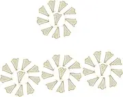 HOLIDYOYO 4sets Hanging Christmas Decorations Miniature Harp Instrument Ornaments Xmas Wreath Accessory 10pcs*4