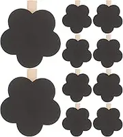 Wooden Message Board Clips 10pcs Mini Chalkboard Clips for Kitchen Sign Message Clamp