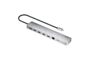 Aten 11-in-1 USB-C Multiport Dock with Power Pass-Through, 2x HDMI, 2x USB-C (1 for power delivery & 1 for data transmission), 3x USB Type-A, 1x SD, 1