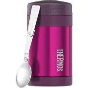 Thermos Vacuum Insulated Food Jar with Spoon 470ml Stainless Steel