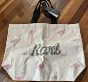BNWT Karl Lagerfeld Yoni Alter Canvas Bag White Large