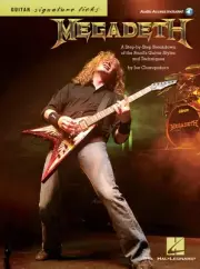 Megadeth Hits Guitar Signature Licks Learn Metal Styles Tab Book Online Audio