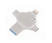 U disk four in one apple type-c Android computer multifunction USB flash drive - SILVER