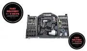 Kit de herramientas neumáticas Dynamic Power de 50 piezas. Llave de impacto.