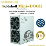 New Goldshell Mini Doge Miner 185MH/s 233W Silent Doge/LTC Coin Miner With PSU