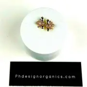 Honeybee stud 14k Vermeil Earrings Great Gift Christmas ❄️