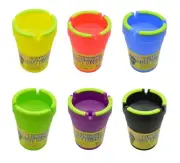 2 x Jumbo Luminous Butt Bucket "Glow In Dark" Cigarette Car Cup Ashtray Holder