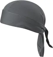 [EVD-X] Do Rag Cycling Motorcycle Hat, Durag, Sports Headband Pirate Cap Bandana for Helmet, Bike, UV Protection