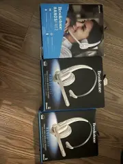 3 Sets Of Brookstone Hands Free Single-Sided Wireless Headset
