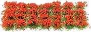 1 Box Artificial Grass Clusters DIY Miniature Grass Cluster Floral Bouquet Artificial Bouquet Mini Plants Purple Bouquet Miniature Plants Decor Mini Plant Tuft Orange Resin