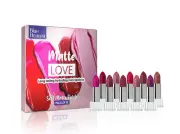Blue Heaven Matte Mini Lipstick Set | 10 Shades | Hydrating & Lightweight | 13g