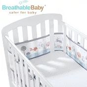 英國 BreathableBaby 透氣嬰兒床圍 全包型 (18432魔法森林款)