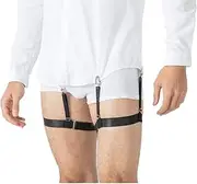 [LazarsSpace] Men's Shirt Stays for Shirt Tucking, Shirt Garter and holder Securing Shirt Position for Men