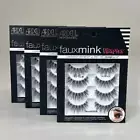 ARDELL (2 PACK, 4 PAIRS EACH) Fauxmink Wispies Lashes Lightweight Knot-Free
