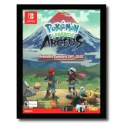 2021 Pokemon Legends: Arceus Framed Print Ad/Poster Nintendo Switch Promo Art
