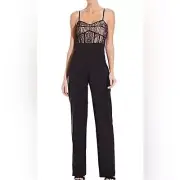 NWT Aidan Mattox Black Jumpsuit size 4