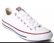 Sz 8.5 Men’s- Converse Chuck Taylor All Star Low Top OX M7652 Optical White