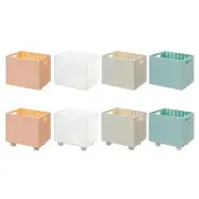 Plastic File Box Movable Book Storage Box Large Capacity Storage Basket for Toy