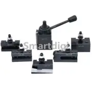 6Pcs 250-111 AXA Wedge Type Quick Change Tool Post Set for 6" - 12" Lathe Steel