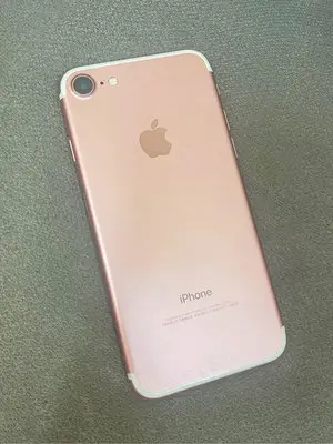 iPhone 7玫瑰金128G 九成新 電池健康度100%