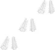 KITANDOVE 2Pcs Cucumber Shaping Molds Transparent Vegetable Growth Tools with Heart Star Design for Outdoor Use for Melon and Fruit Decoration
