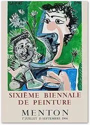 Pablo Picasso Vintage Posters Abstract Figure Wall Art Pablo Picasso Prints Pablo Picasso Canvas Painting for Home Decor Picture 50x70cmX1 No Frame