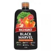Richgro 1L Black Marvel Tomato And Vegetable Food Liquid Fertiliser Concentrate