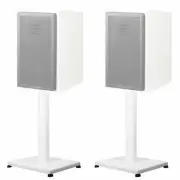 2) White 29” Steel Stands For MartinLogan Motion 15 Bookshelf Speakers