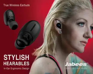 Jabees Beebud 真無線 運動型藍牙耳機麥克風 藍牙5.0 | 金曲音響