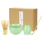 Matcha Set Matcha Bowl Match Whisk Matcha Scoop | Matcha Whisk Stand, Green